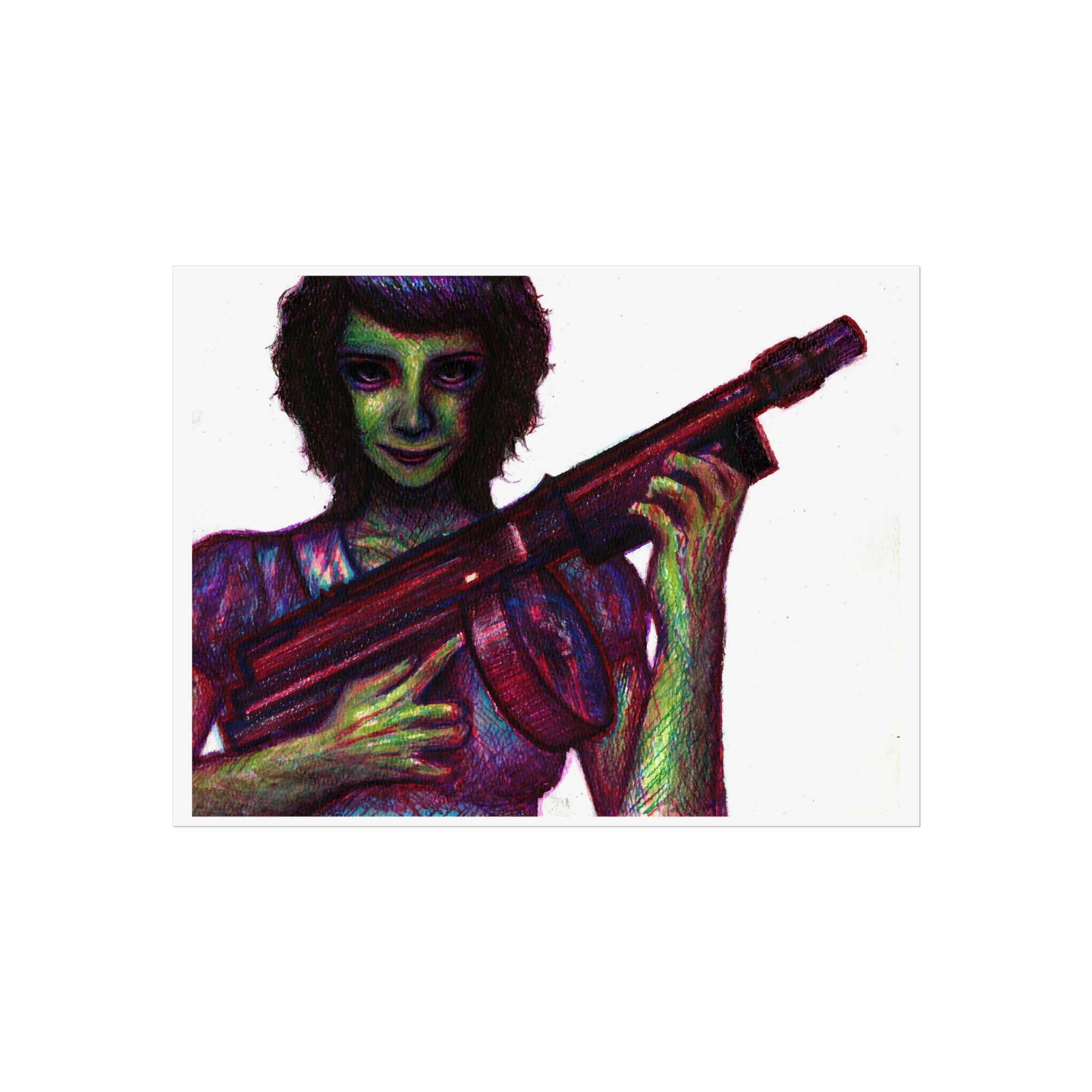 ZombieGirl (print)
